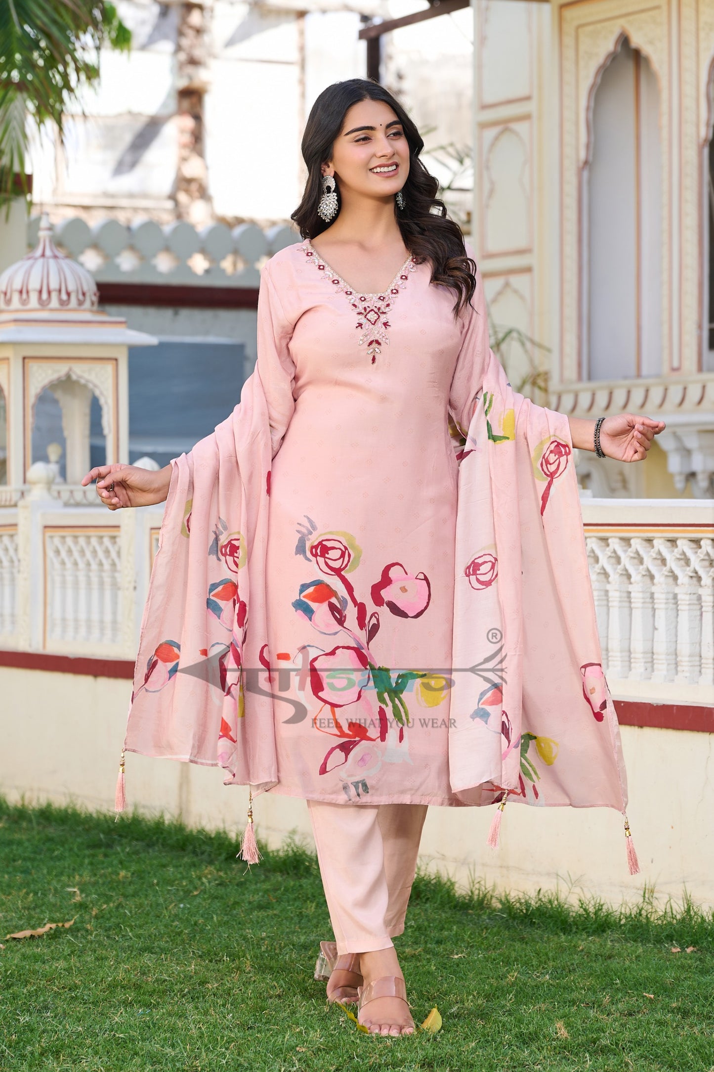 Pure Muslin Kurta Set