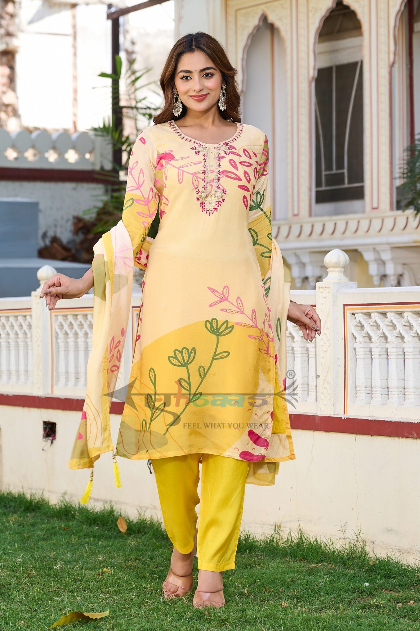 Pure Muslin Kurta Set