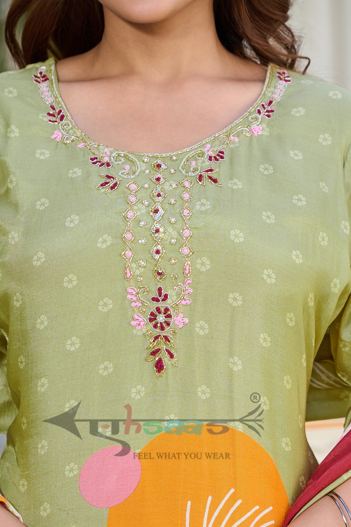 Pure Muslin Kurta Set